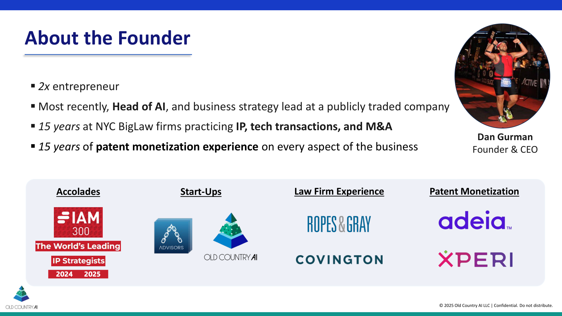Slide 9 -- About the Founder